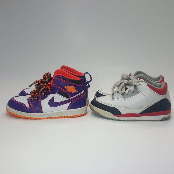 Air Jordan 1 and jordan 3 size 9c - Picture 2 of 13